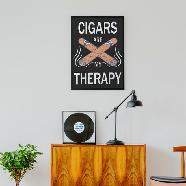 Vintage Cigar Poster (cigar therapy poster)