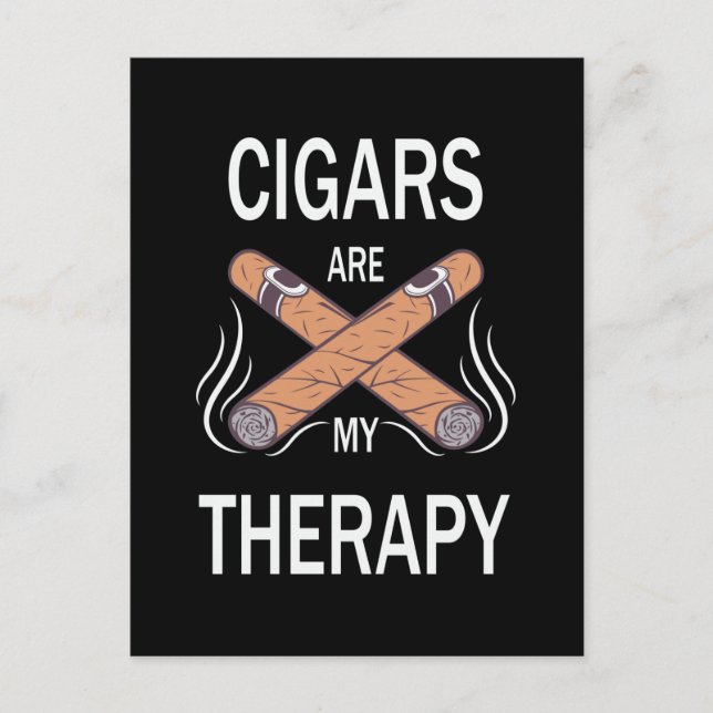 Vintage Cigarbehandling Vykort (Framsida)