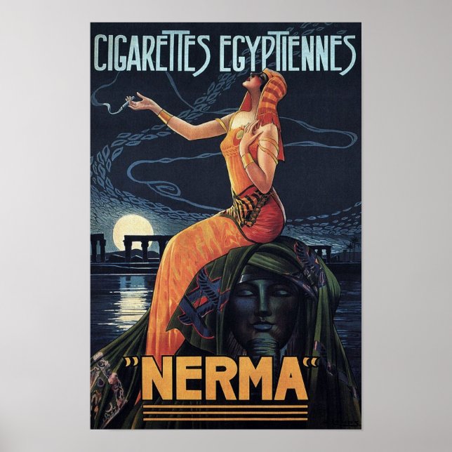Vintage Cigarette Poster (Framsidan)