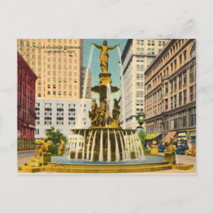 Vintage Cincinnati-vykort Vykort