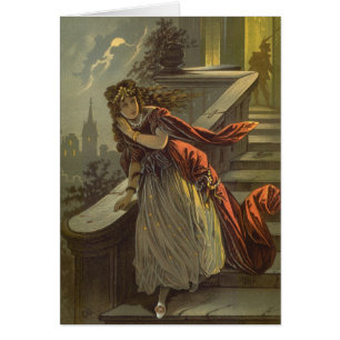 Vintage Cinderella, Victorian Fairy Tales Hälsningskort
