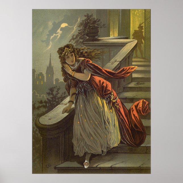 Vintage Cinderella, Victorian Fairy Tales Poster (Framsidan)