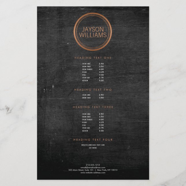 Vintage Circle Flyer (Framsidan)