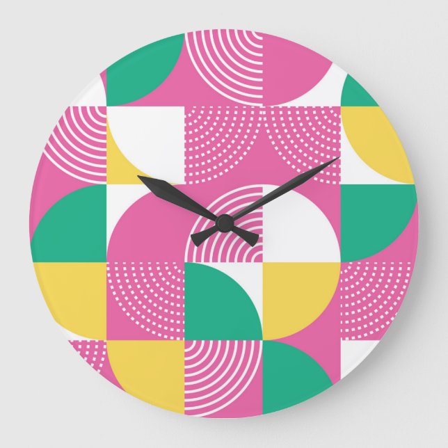 Vintage Circles: Graphic Harmony. Stor Klocka (Framsida)