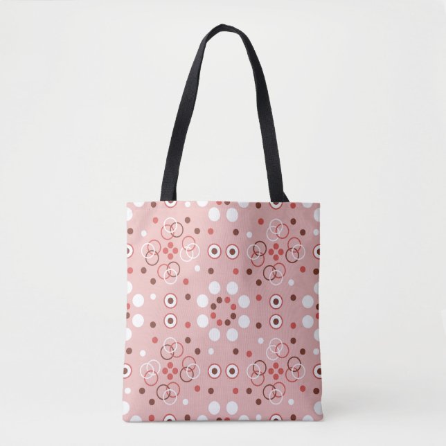 Vintage Circles: Seamless Geometric Charm. Tygkasse (Framsida)