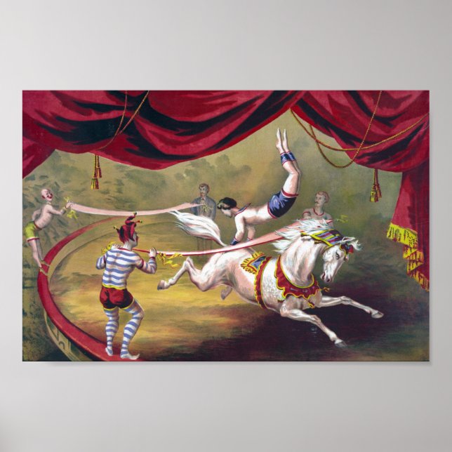 Vintage Circus Ad Poster (Framsidan)