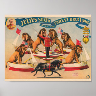 Vintage Circus Ad Poster
