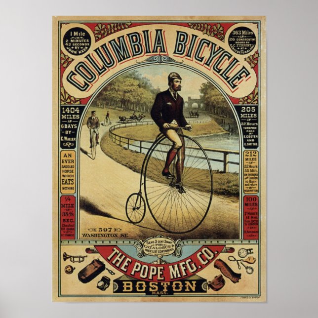 Vintage Circus Ad Poster (Framsidan)