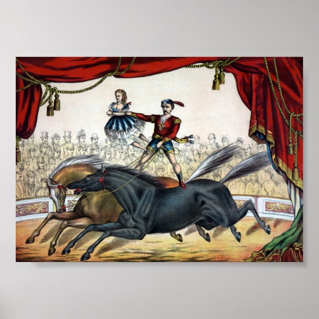 Vintage Circus Ad Poster (Framsidan)