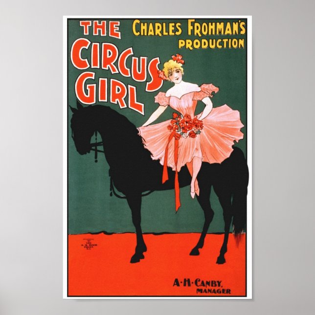 Vintage Circus Ad Poster (Framsidan)