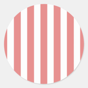 Vintage Circus Adress Sticker Runt Klistermärke