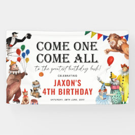 Vintage Circus Carnival Festival Kid Birthday