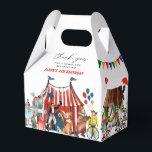 Vintage Circus Carnival Festival Show Kid Birthday Presentaskar<br><div class="desc">Vintage Circus Carnival Festival Visa favoritruta för Tack i Barns födelsedag. Matchande party-dekor finns i vår Circus Firande-samling.</div>