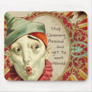 Vintage Circus Clowning runt Musmatta