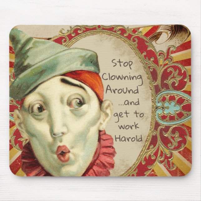 Vintage Circus Clowning runt Musmatta (Framsidan)