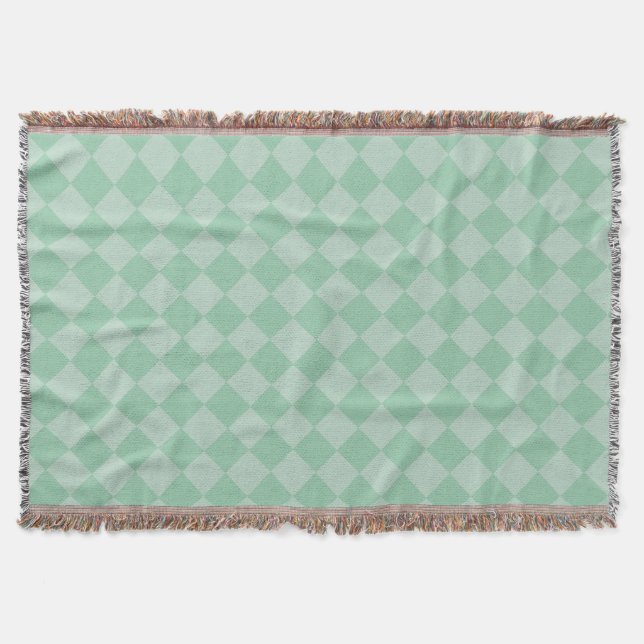 Vintage Circus Diamantvävt  Filt (Framsidan)