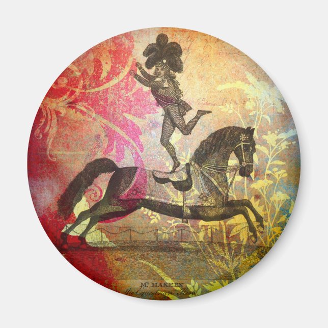 Vintage Circus Magnet (Framsidan)