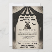 Vintage Circus | Mörk Carnival Soirée Halloween