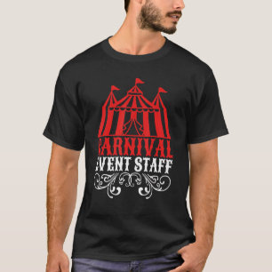 Vintage Circus Personal Retro Carnival Tema Circus T Shirt