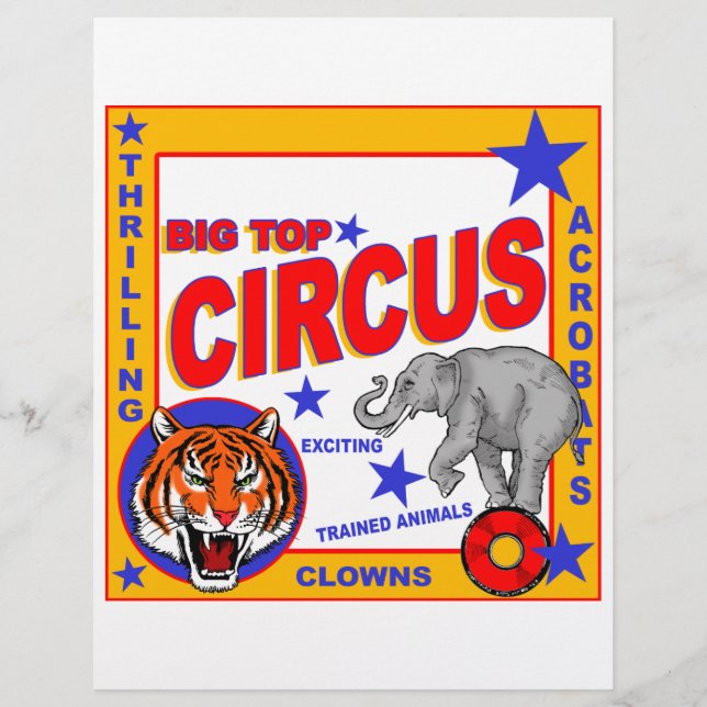 Vintage Circus Poster (Framsida)