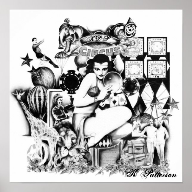 Vintage Circus Poster (Framsidan)