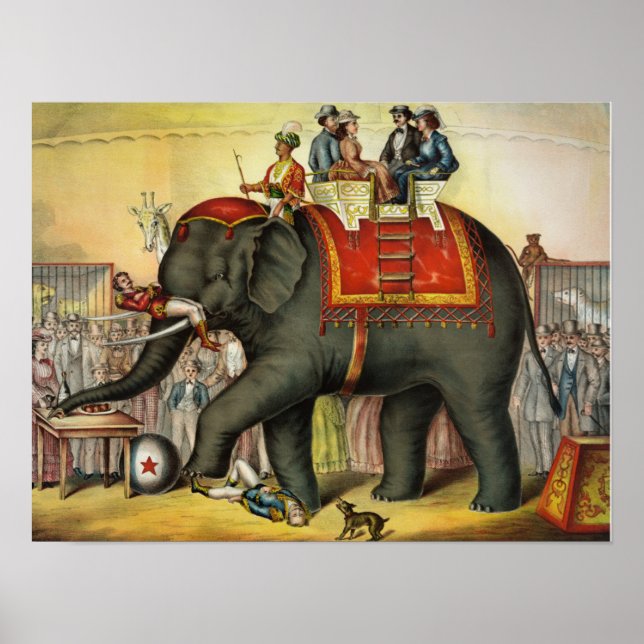 Vintage Circus Poster (Framsidan)