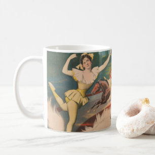 Vintage Circus Poster av fröken Ro Meers Kaffemugg