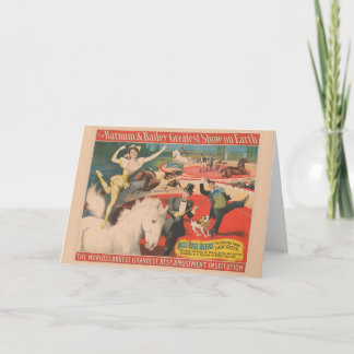 Vintage Circus Poster av fröken Ro Meers Kort