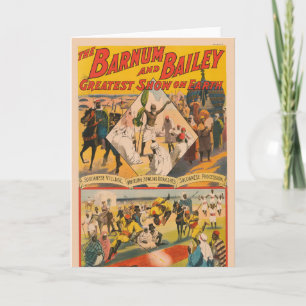 Vintage Circus Poster Mahdi Kort