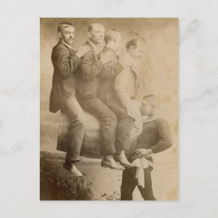 Vintage Circus Strongman Vykort