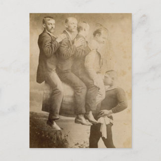 Vintage Circus Strongman Vykort