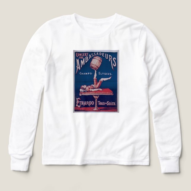 "Vintage Circus" T Shirt (Design framsida)