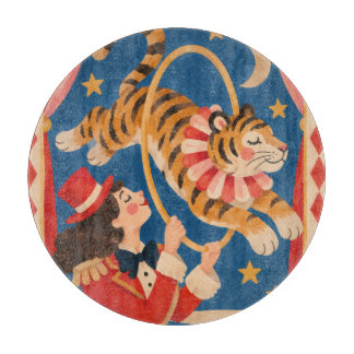 Vintage Circus Tiger och Ringmaster Funhaus