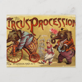 Vintage Circus Vykort