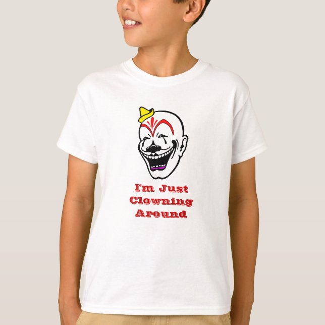 Vintage Cirkusclown T Shirt (Framsida)
