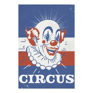 Vintage Cirkusreklam Fototryck