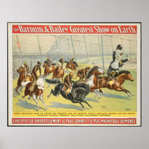 Vintage: Cirus Barnum & Bailey - Poster