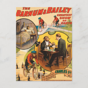Vintage: Cirus Barnum & Bailey - Vykort