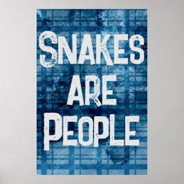 Vintage Citat som säger Skriv ut bild "Snakes are Poster