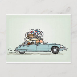 Vintage Citroën DS Vykort