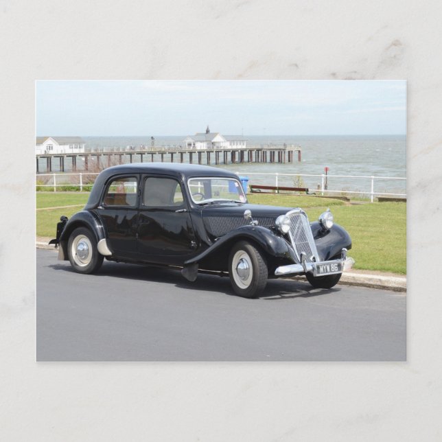 Vintage Citroen Vykort (Framsida)