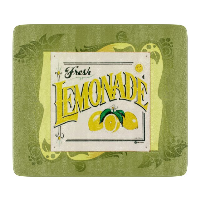 Vintage citronmärke sommarfrukt (Framsidan)