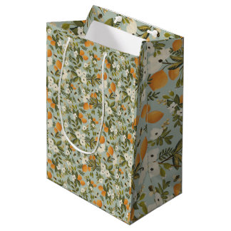 Vintage Citrus Botanical Gift Bag