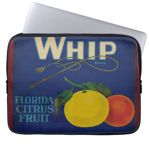 Vintage Citrus Fruit-etikett Laptop Fodral