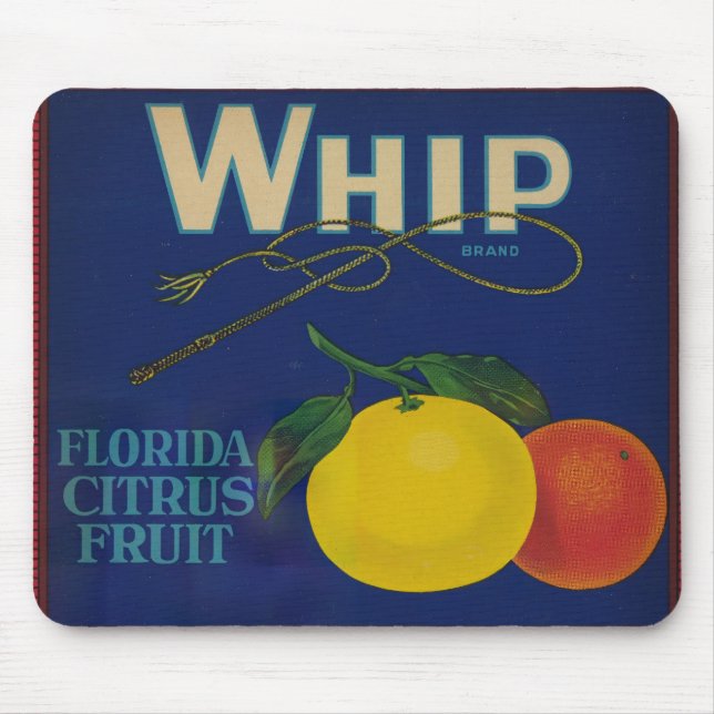 Vintage Citrus Fruit-etikett Musmatta (Framsidan)