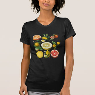 Vintage Citrus Fruktdesign T Shirt