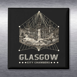 Vintage City Chambers Magnet