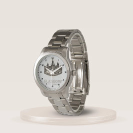 Vintage City Chambers Oversized Silver Bracelet Armbandsur