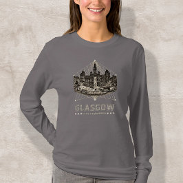 Vintage City Chambers Womens Långärmad T Shirt