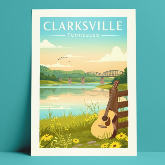 Vintage Clarksville Tennessee Vykort (Skapare uppladdad)